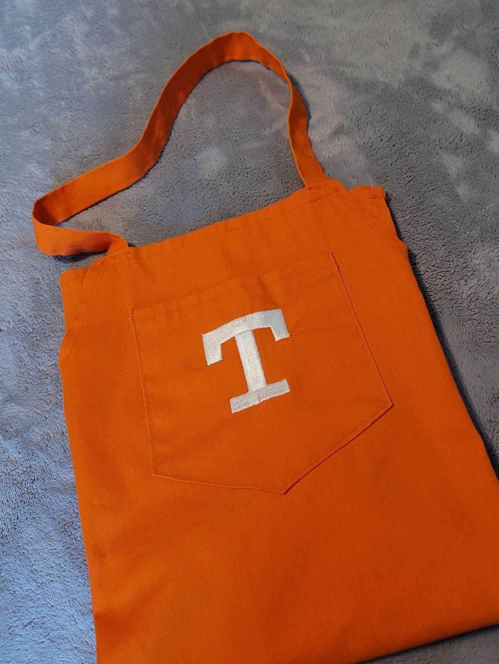 Tennessee Vols Orange Cotton Apron Front Pocket White T EUC One Size Fits All